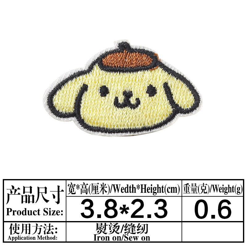 Wholesale DIY patchs Mini small cloth stickers  cartoon Puppy OLY Exclusive